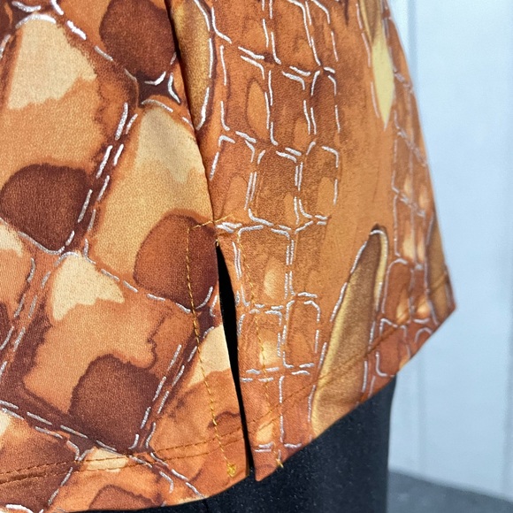 NWT Clara Fashion  Abstract Print Sleeveless Top Sz XXL - Picture 15 of 17